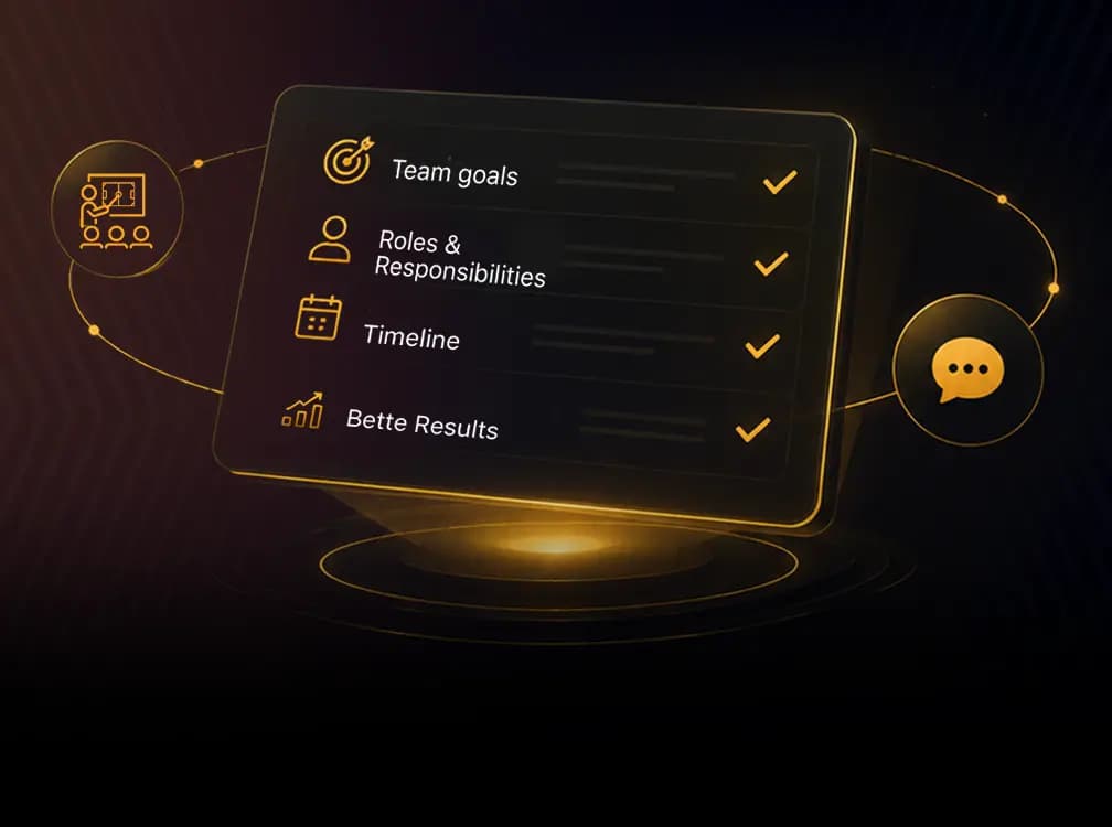 Team planning software helping coaches set team goals, roles, responsibilities, and season expectations.